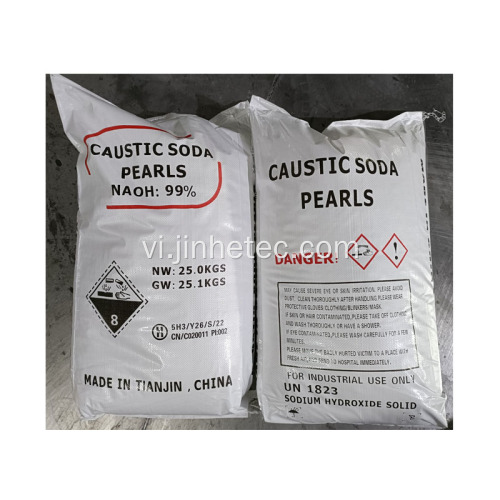 Caustic Soda Pearls Flakes99% để làm xà phòng